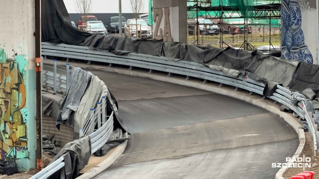 Fot. Robert Stachnik [Radio Szczecin] Zmiany organizacji ruchu na Trasie Zamkowej [WIDEO, ZDJĘCIA]