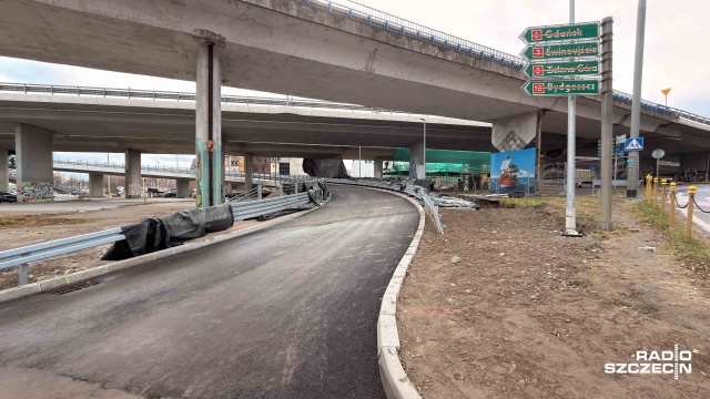 Fot. Robert Stachnik [Radio Szczecin] Zmiany organizacji ruchu na Trasie Zamkowej [WIDEO, ZDJĘCIA]