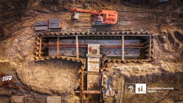 Fot. Szczecińskie Inwestycje Miejskie Trasa Północna nabiera kształtów [ZDJĘCIA]