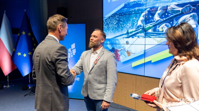 Fot. Robert Stachnik [Radio Szczecin] Sportowcy i trenerzy z nagrodami Marszałka Województwa [WIDEO, ZDJĘCIA]