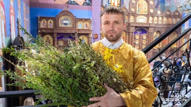 Fot. Robert Stachnik [Radio Szczecin] Niedziela Palmowa w szczecińskiej cerkwi [ZDJĘCIA]
