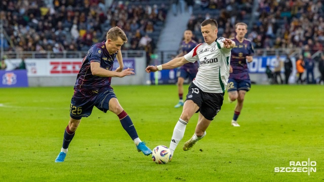 Fot. Robert Stachnik [Radio Szczecin] Lany Poniedziałek piłkarzy Pogoni w ekstraklasie [ZDJĘCIA]