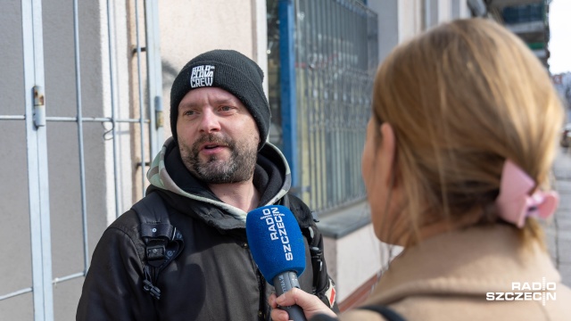 Fot. Robert Stachnik [Radio Szczecin] Półki w Jadłodzielni świecą pustkami [WIDEO, ZDJĘCIA]