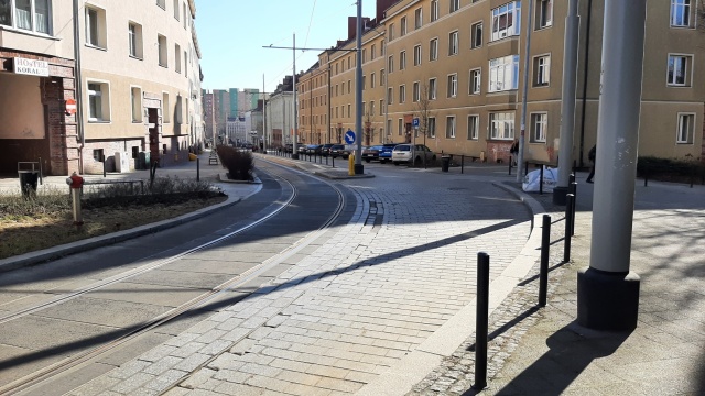 Fot. Tramwaje Szczecińskie Naprawa nawierzchni wokół pętli Dworzec Niebuszewo [ZDJĘCIA]