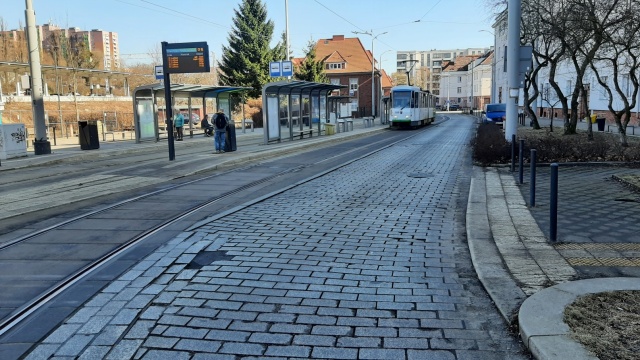 Fot. Tramwaje Szczecińskie Naprawa nawierzchni wokół pętli Dworzec Niebuszewo [ZDJĘCIA]