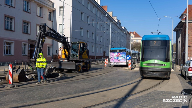 Fot. Robert Stachnik [Radio Szczecin] Ruszył remont w okolicach dworca Niebuszewo [ZDJĘCIA]