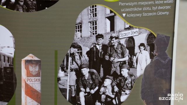 Fot. Robert Stachnik [Radio Szczecin] Otwarcie wystawy w 80. rocznicę Zlotu "Trzymamy Straż nad Odrą" [ZDJĘCIA]