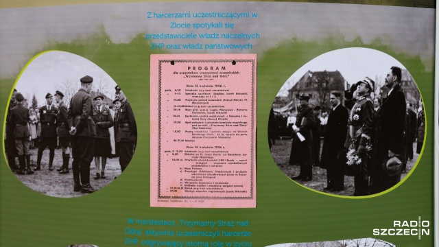 Fot. Robert Stachnik [Radio Szczecin] Otwarcie wystawy w 80. rocznicę Zlotu "Trzymamy Straż nad Odrą" [ZDJĘCIA]