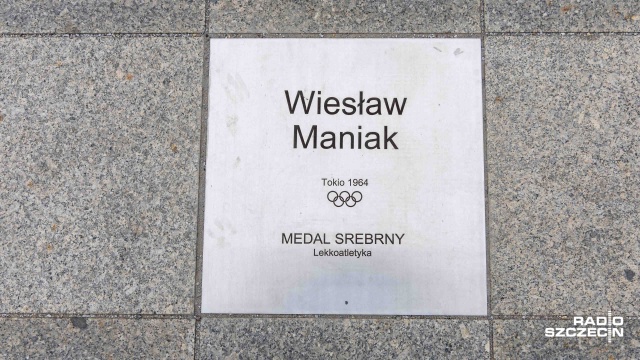 Fot. Robert Stachnik [Radio Szczecin] Aleja Gwiazd Szczecińskiego Sportu praktycznie gotowa [WIDEO, ZDJĘCIA]