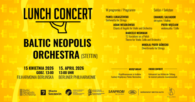 Fot. Materiały prasowe Baltic Neopolis Orchestra Baltic Neopolis Orchestra zagra w Filharmonii Berlińskiej [ZDJĘCIA]