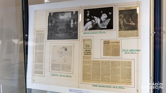 Fot. Robert Stachnik [Radio Szczecin] Wystawa z okazji 55. rocznicy wystawienia "Hamleta" w Szczecinie [ZDJĘCIA]