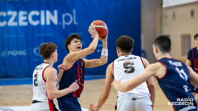 Fot. Robert Stachnik [Radio Szczecin] Wygrana Pogoni Basket Szczecin w półfinale MMP U17 [ZDJĘCIA]