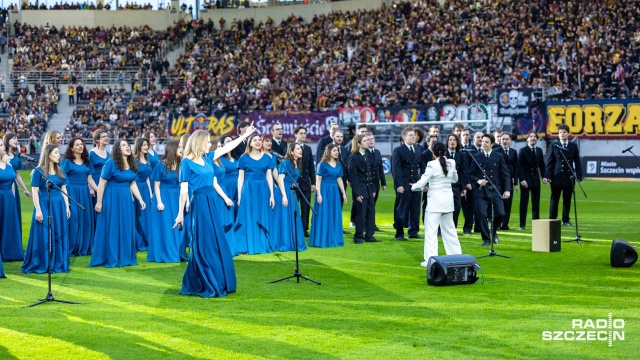 Fot. Robert Stachnik [Radio Szczecin] Porażka Pogoni na stadionie przy Twardowskiego [ZDJĘCIA]