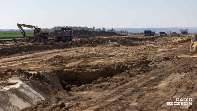 Fot. Robert Stachnik [Radio Szczecin] Rusza budowa drugiego odcinka Zachodniej Obwodnicy Szczecina [WIDEO, ZDJĘCIA]