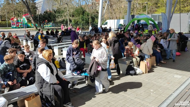 Fot. Przemysław Polanin [Radio Szczecin] Zamień elektrośmieci na sadzonkę róży [ZDJĘCIA]