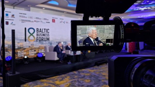 Fot. Joanna Maraszek [Radio Szczecin] Profesor Jerzy Buzek o roli Bałtyku i polskiego offshore