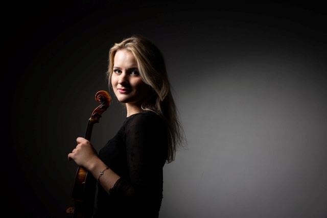 Zofia Anna Olesik – skrzypaczka, solistka 14. International Lutosławski Youth Orchestra 2026. Fot. Bartek Barczyk Rekordowe statystyki przesłuchań do International Lutosławski Youth Orchestra 2026  [ZDJĘCIA]