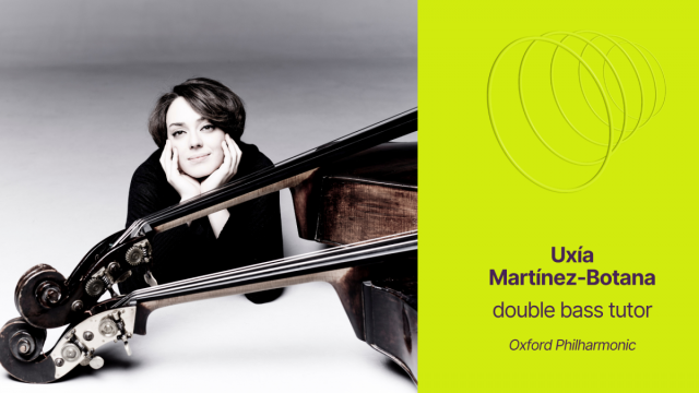 Uxía Martínez-Botana – tutor kontrabasów 14. International Lutosławski Youth Orchestra 2026. Fot. Materiały prasowe Filharmonii w Szczecinie Rekordowe statystyki przesłuchań do International Lutosławski Youth Orchestra 2026  [ZDJĘCIA]