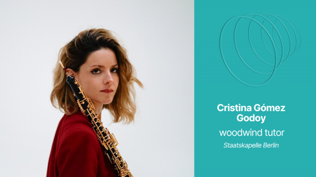 Cristina Gómez Godoy – tutor instrumentów dętych drewnianych 14. International Lutosławski Youth Orchestra 2026. Fot. Materiały prasowe Filharmonii w Szczecinie Rekordowe statystyki przesłuchań do International Lutosławski Youth Orchestra 2026  [ZDJĘCIA]