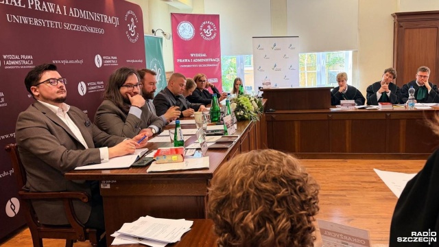 Fot. Weronika Łyczywek [Radio Szczecin] Najlepsi studenci walczyli w prawniczej batalii [ZDJĘCIA]