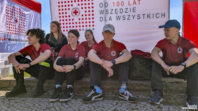 Fot. Maciej Papke [Radio Szczecin] 32. Wojewódzkie Mistrzostwa Pierwszej Pomocy na Wałach Chrobrego [ZDJĘCIA]