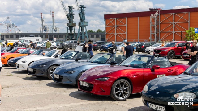 Fot. Robert Stachnik [Radio Szczecin] Kończy się zjazd Mazd MX-5 "Miata" [WIDEO, ZDJĘCIA]
