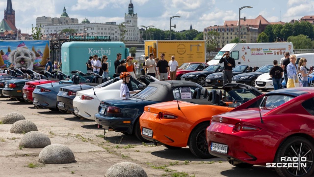 Fot. Robert Stachnik [Radio Szczecin] Kończy się zjazd Mazd MX-5 "Miata" [WIDEO, ZDJĘCIA]