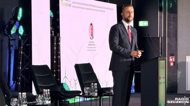 Fot. Weronika Łyczywek [Radio Szczecin] O przyszłości energetyki wiatrowej w Świnoujściu [ZDJĘCIA]