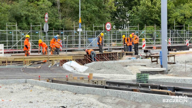Fot. Robert Stachnik [Radio Szczecin] Zmiany organizacji ruchu na szczecińskich Pomorzanach [WIDEO, ZDJĘCIA]