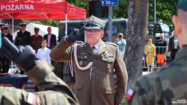 Fot. Przemysław Polanin [Radio Szczecin] Służby mundurowe z Kołobrzegu świętują [ZDJĘCIA]