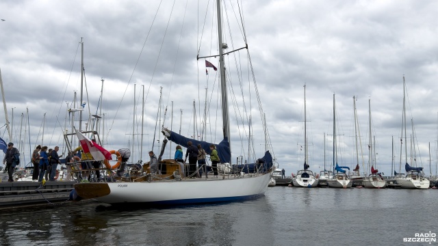 Fot. Maciej Papke [Radio Szczecin] Dar Szczecina obrał kurs na start regat The Tall Ships Races [WIDEO, ZDJĘCIA]