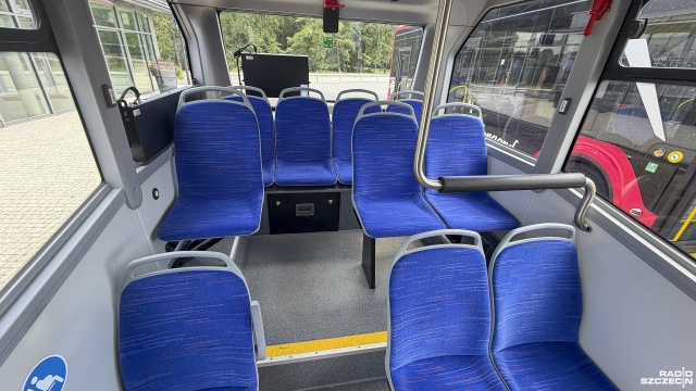 Fot. Maciej Papke [Radio Szczecin] Mieszkańcy Stargardu zachwyceni nowymi elektrycznymi autobusami [WIDEO, ZDJĘCIA]