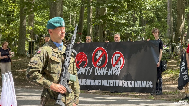 Fot. Maciej Papke [Radio Szczecin] Szczecin pamiętał o ofiarach ukraińskich nacjonalistów [WIDEO, ZDJĘCIA]