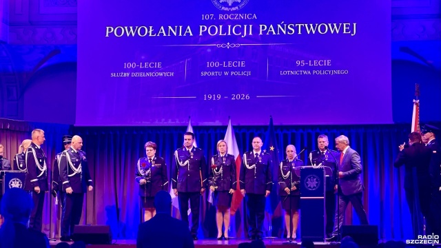 Fot. Weronika Łyczywek [Radio Szczecin] Festyn z okazji 107. rocznicy powołania Policji Państwowej [ZDJĘCIA]