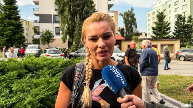 Fot. Wojciech Ochrymiuk [Radio Szczecin] Wyruszyła 42. Szczecińska Piesza Pielgrzymka na Jasną Górę [ZDJĘCIA]