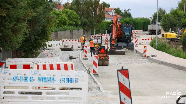 Fot. Robert Stachnik [Radio Szczecin] Zmiany drogowe na ulicy Andersena [ZDJĘCIA]