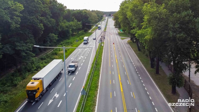 Fot. Robert Stachnik [Radio Szczecin] Zmiany dla kierowców na Szosie Stargardzkiej [WIDEO, ZDJĘCIA]