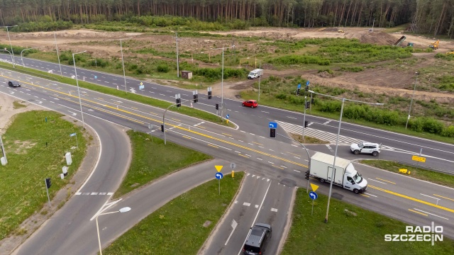 Fot. Robert Stachnik [Radio Szczecin] Zmiany dla kierowców na Szosie Stargardzkiej [WIDEO, ZDJĘCIA]