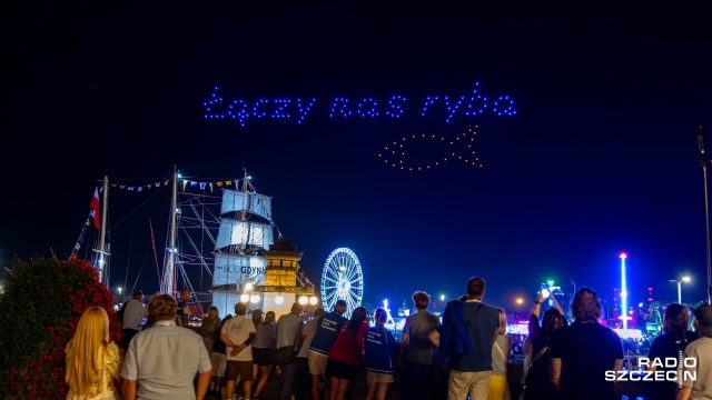 Fot. Robert Stachnik [Radio Szczecin] 150 dronów na szczecińskim niebie [WIDEO, ZDJĘCIA]