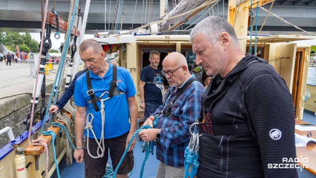 Fot. Robert Stachnik [Radio Szczecin] Najstarszy żaglowiec pływający pod polską banderą dostępny dla zwiedzających [ZDJĘCIA]