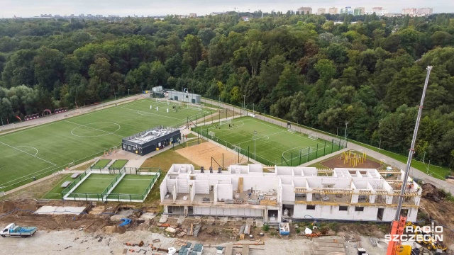 Fot. Robert Stachnik [Radio Szczecin] Piłkarze Arkonii Szczecin poczekają na nowy stadion do października [WIDEO, ZDJĘCIA]