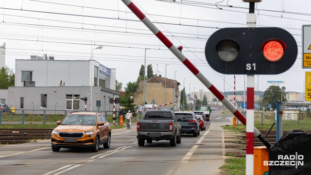 Fot. Robert Stachnik [Radio Szczecin] Kolejarze apelują do kierowców i przypominają o zasadach ratujących życie na torach [WIDEO, ZDJĘCIA]