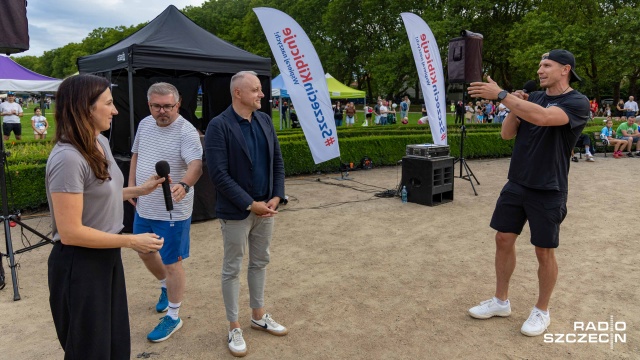 Fot. Robert Stachnik [Radio Szczecin] Wysokie skoki na Jasnych Błoniach. Zawodniczka ze Szczecina najlepsza [ZDJĘCIA]