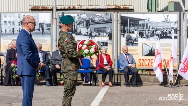 Fot. Robert Stachnik [Radio Szczecin] Rocznica Porozumień Sierpniowych. "Szczecin wyprzedził Gdańsk" [ZDJĘCIA]