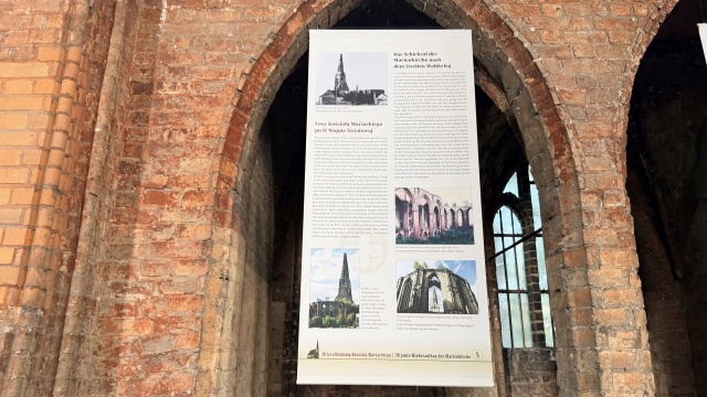 Fot. Weronika Łyczywek [Radio Szczecin] Kościół Mariacki w Chojnie odzyskuje dawny blask [ZDJĘCIA]
