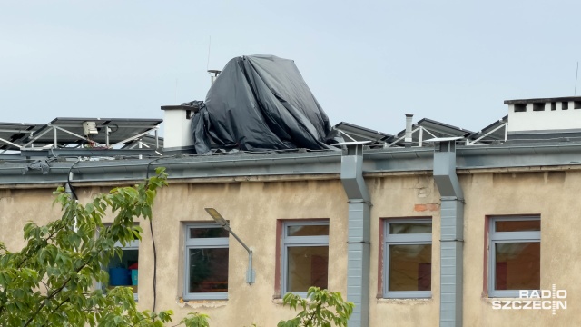 Fot. Robert Stachnik [Radio Szczecin] Remont w szczecińskiej podstawówce. Rodzice boją się o dzieci [ZDJĘCIA]