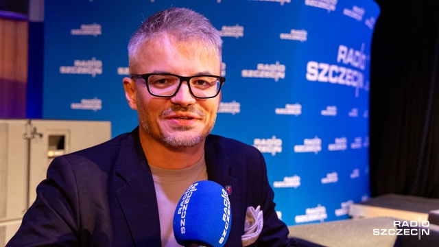Michał Dębowski. Fot. Robert Stachnik [Radio Szczecin] Debata "Przyszłość przeszłości" w Radiu Szczecin [ZDJĘCIA]