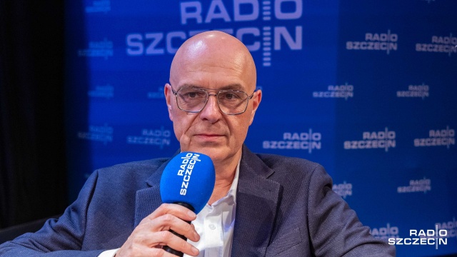 Jarosław Lubiak. Fot. Robert Stachnik [Radio Szczecin] Debata "Przyszłość przeszłości" w Radiu Szczecin [ZDJĘCIA]