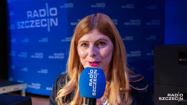 Dorota Pundyk. Fot. Robert Stachnik [Radio Szczecin] Debata "Przyszłość przeszłości" w Radiu Szczecin [ZDJĘCIA]