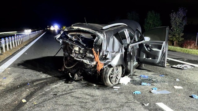 Fot. 12 Brygada Zmechanizowana Śmiertelny wypadek na obwodnicy Stargardu. BMW miało jechać 270 km/h [ZDJĘCIA]
